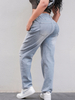 GILIPUR Jeans feminino de cintura alta solta e perna larga TL158