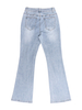 GILIPUR Calça Jeans Hipster Flare TL0636-Azul