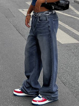 Calça jeans estilo vintage GlIPUR Street Metal